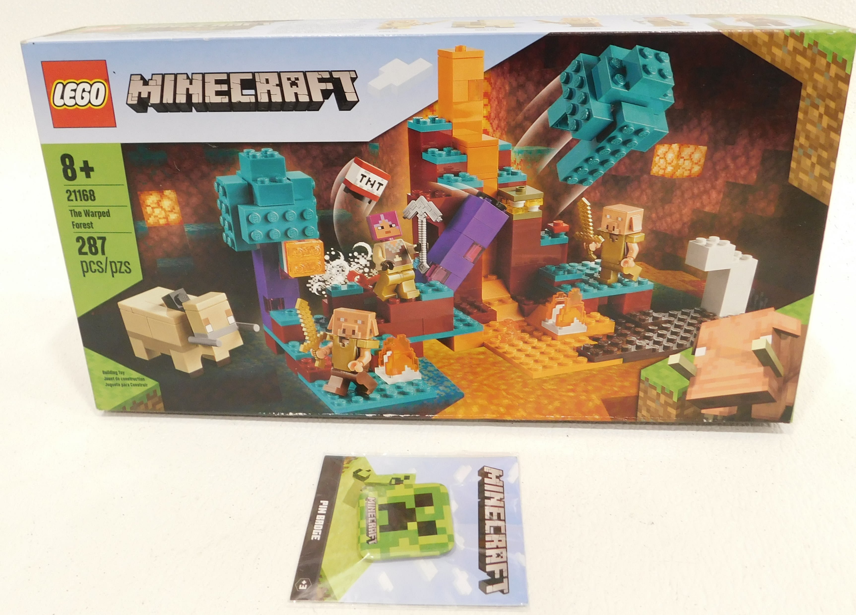 Buy the Sealed Lego Minecraft 21168 The Warped Forest Building Toy Set ...