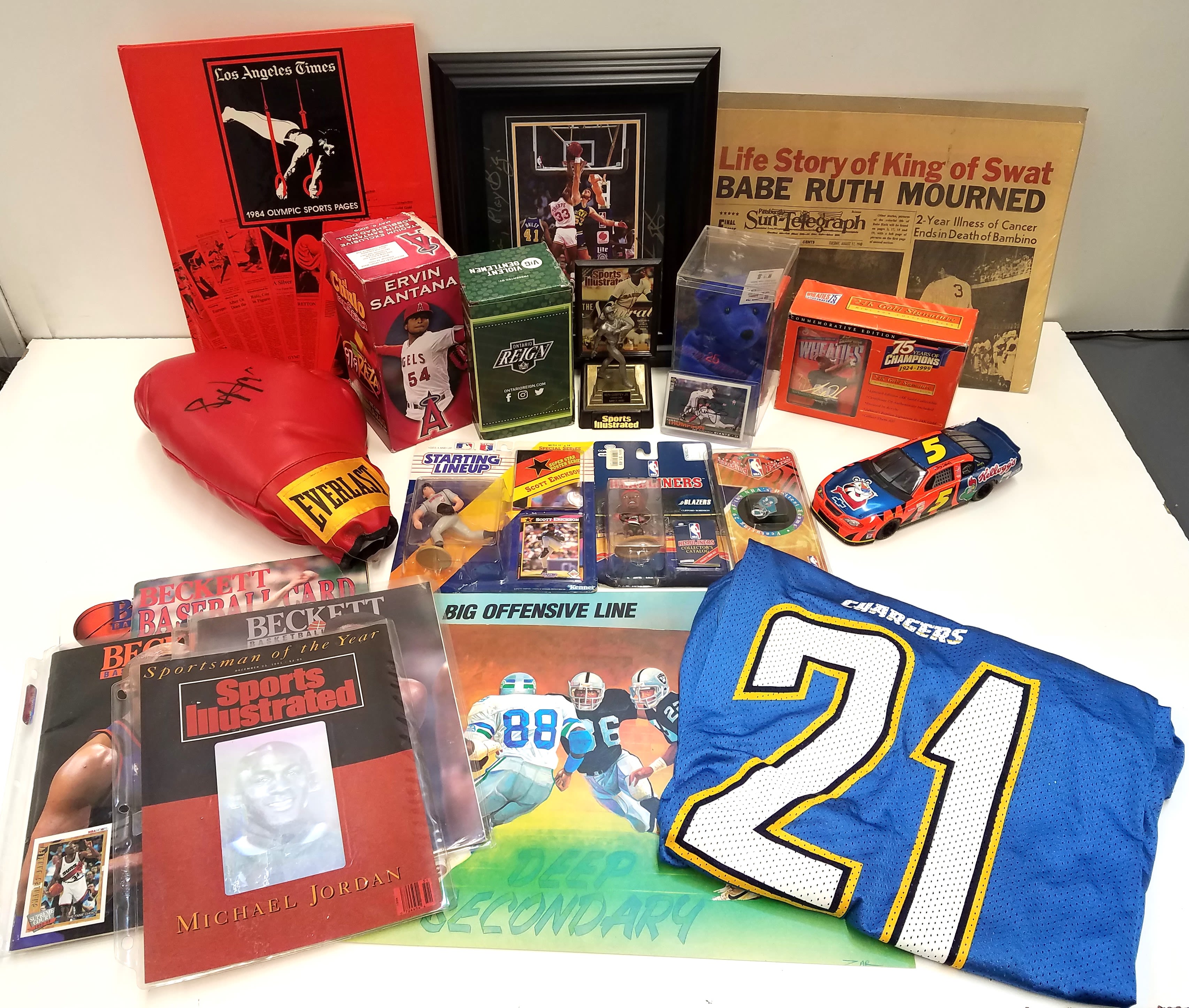 NFL Memorabilia in Sports Memorabilia Fan Shop 