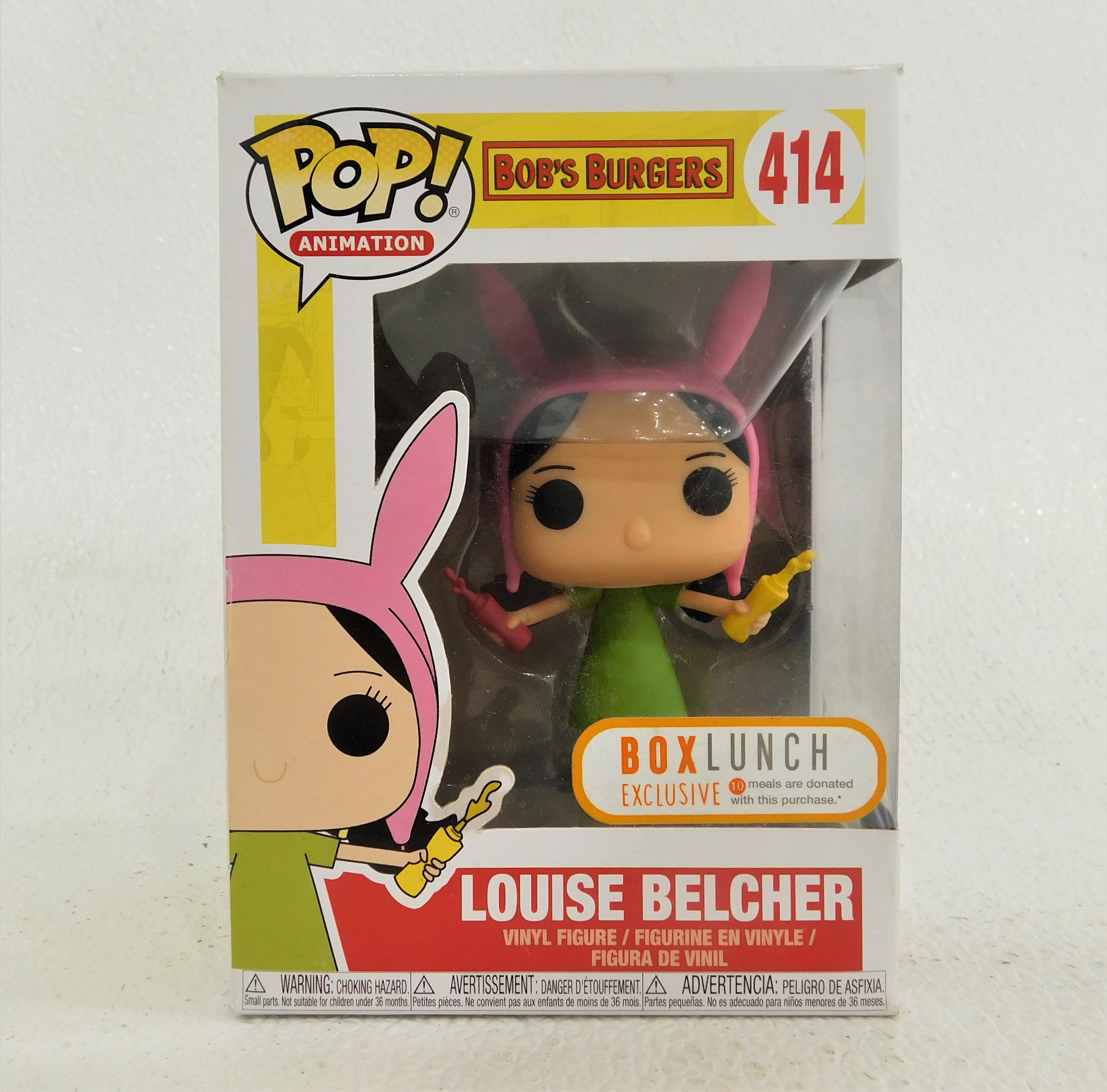 Buy The Funko Pop Bobs Burgers 414 Louise Belcher Box Lunch Exclusive Goodwillfinds