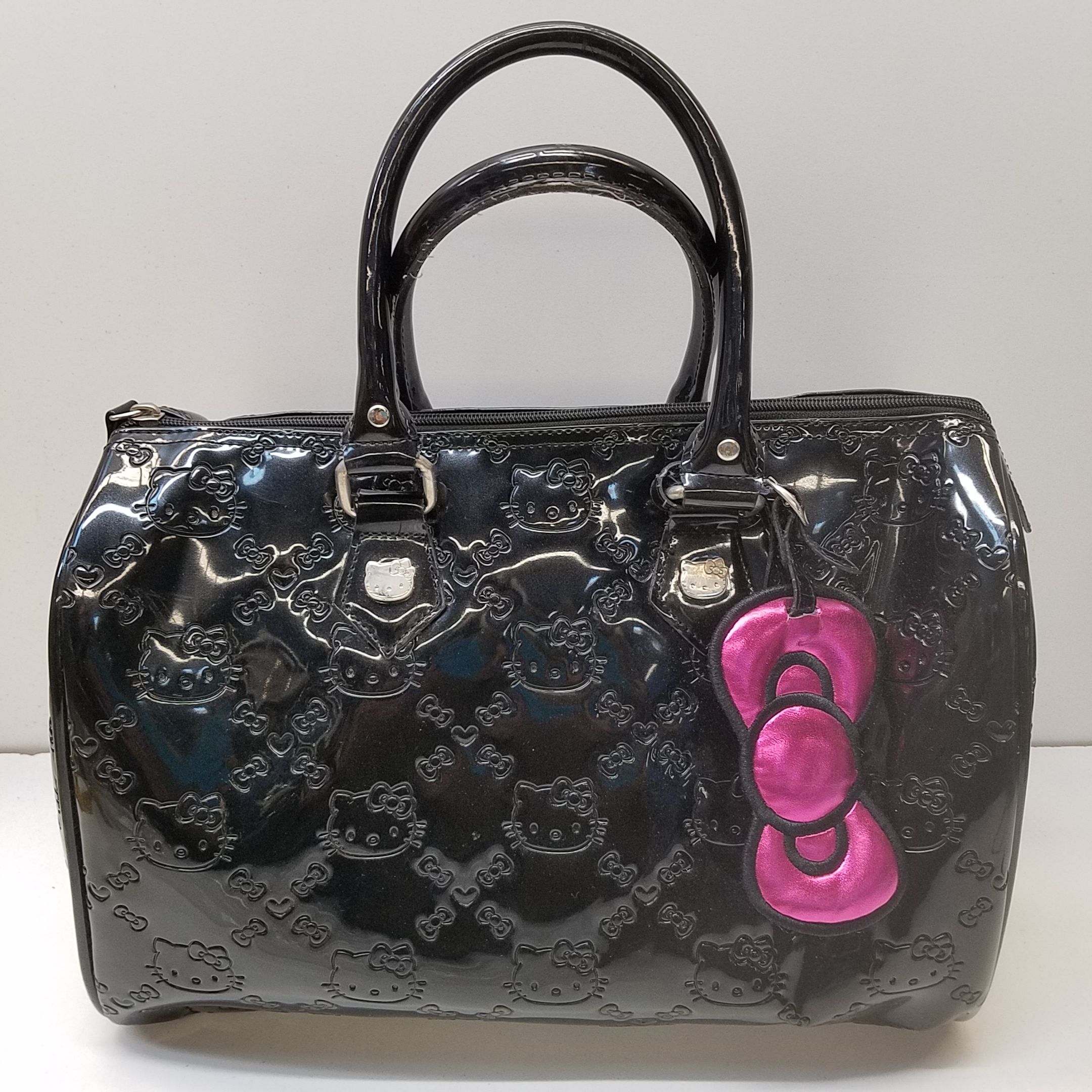 Hello Kitty, Bags, Hello Kitty Loungefly Embossed Leather Satchel