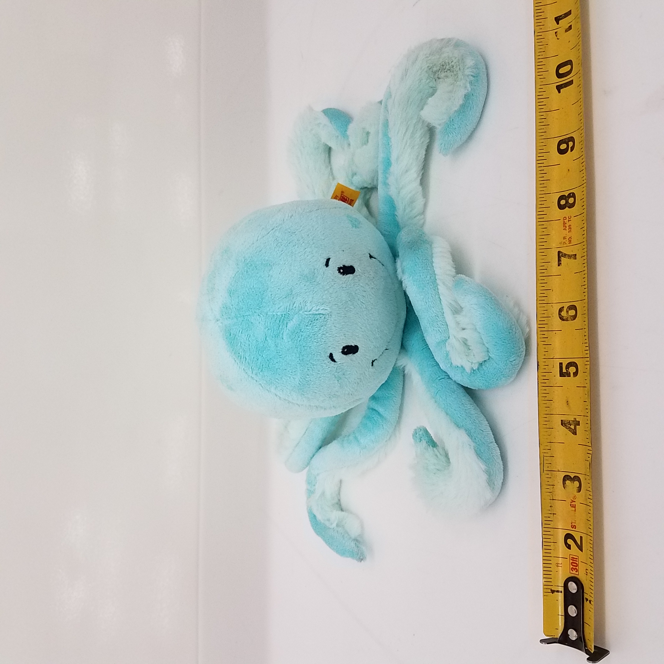 Buy the Steiff Light Blue Turquoise Ockto Octopus Stuffed Plush Toy ...