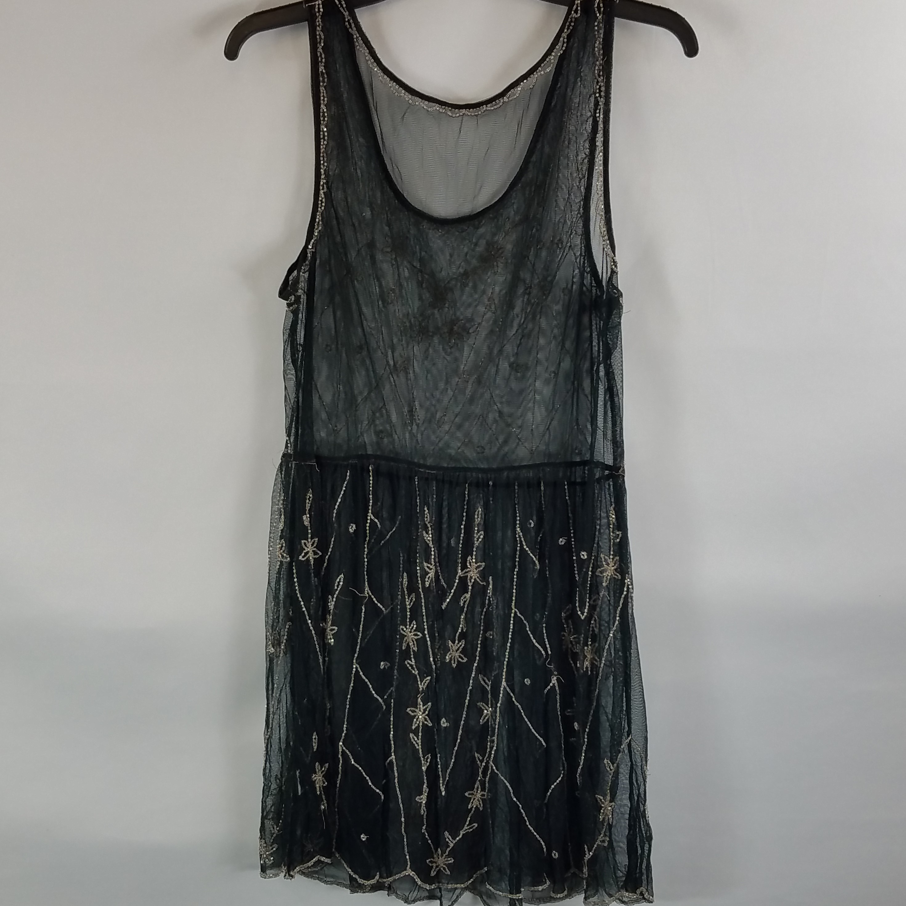 Free people clearance black beaded dress