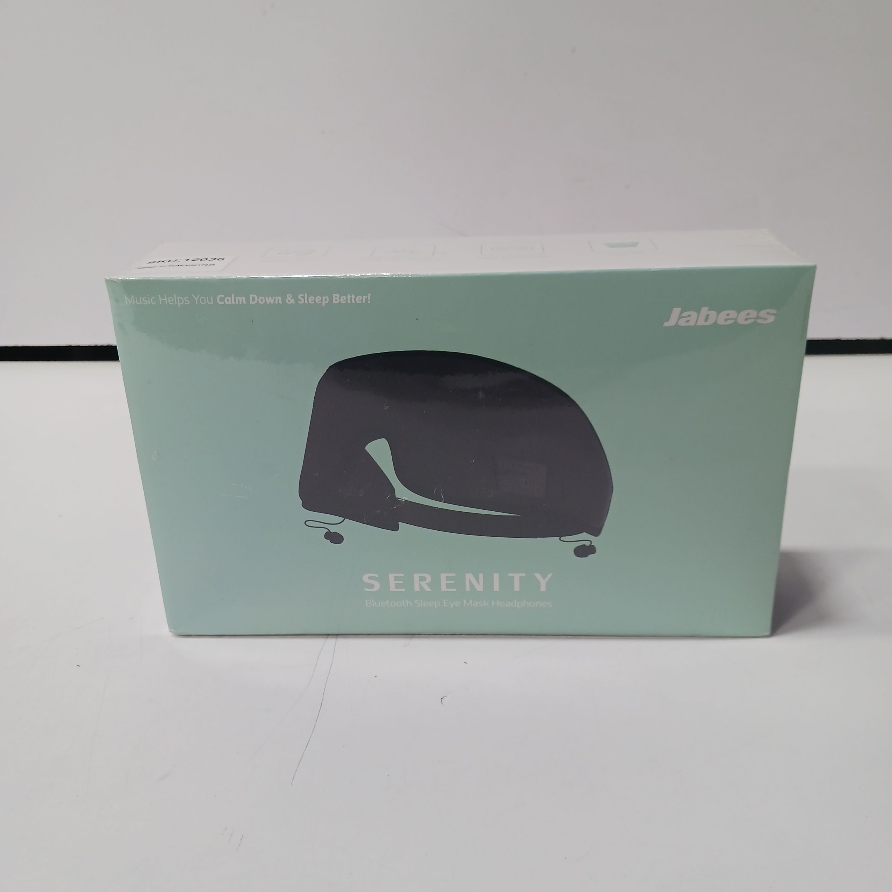 Buy the Jabees Serenity Bluetooth Sleep Eye Mask Headphones NEW