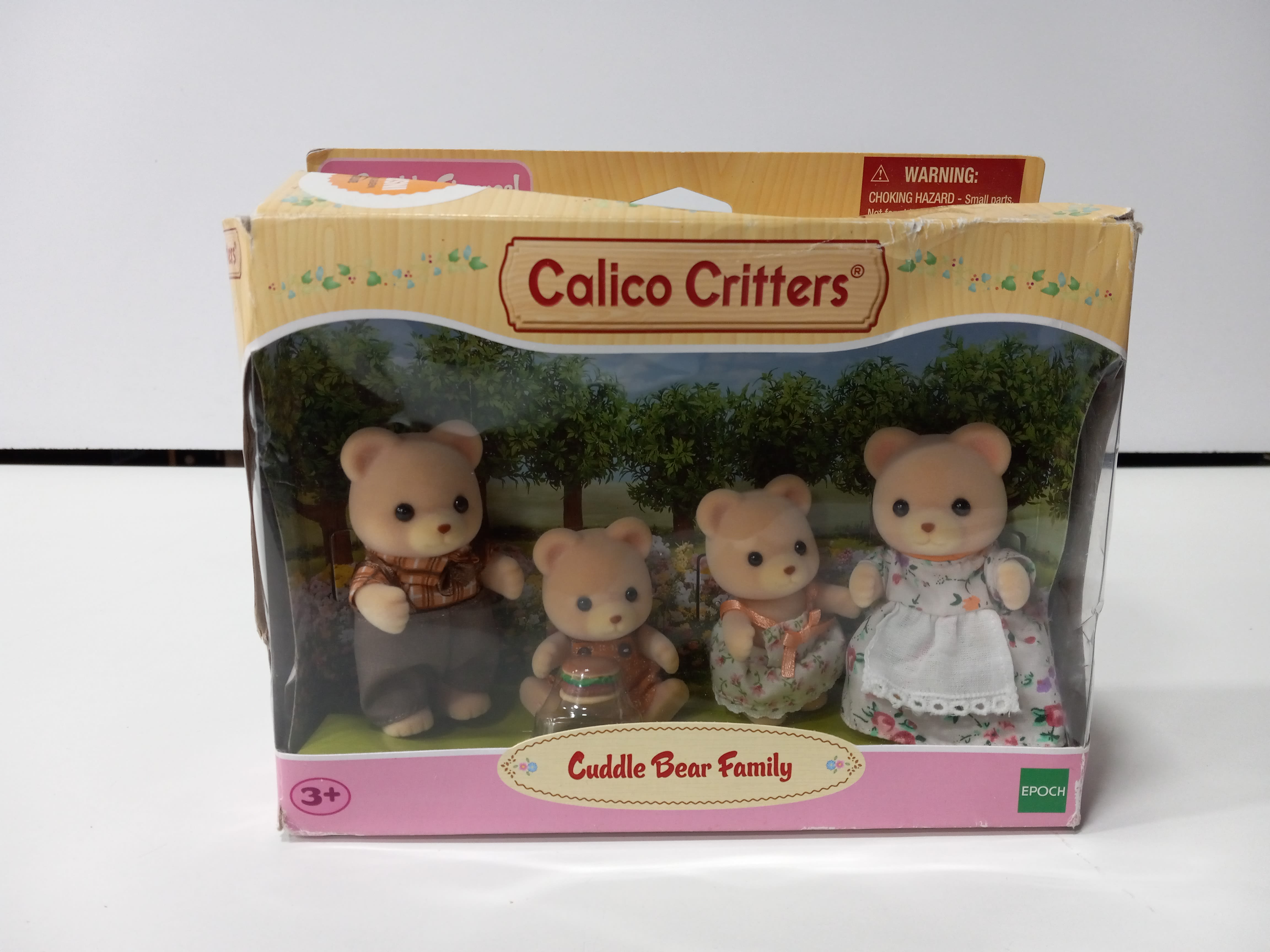 Calico critters store cuddle bear family