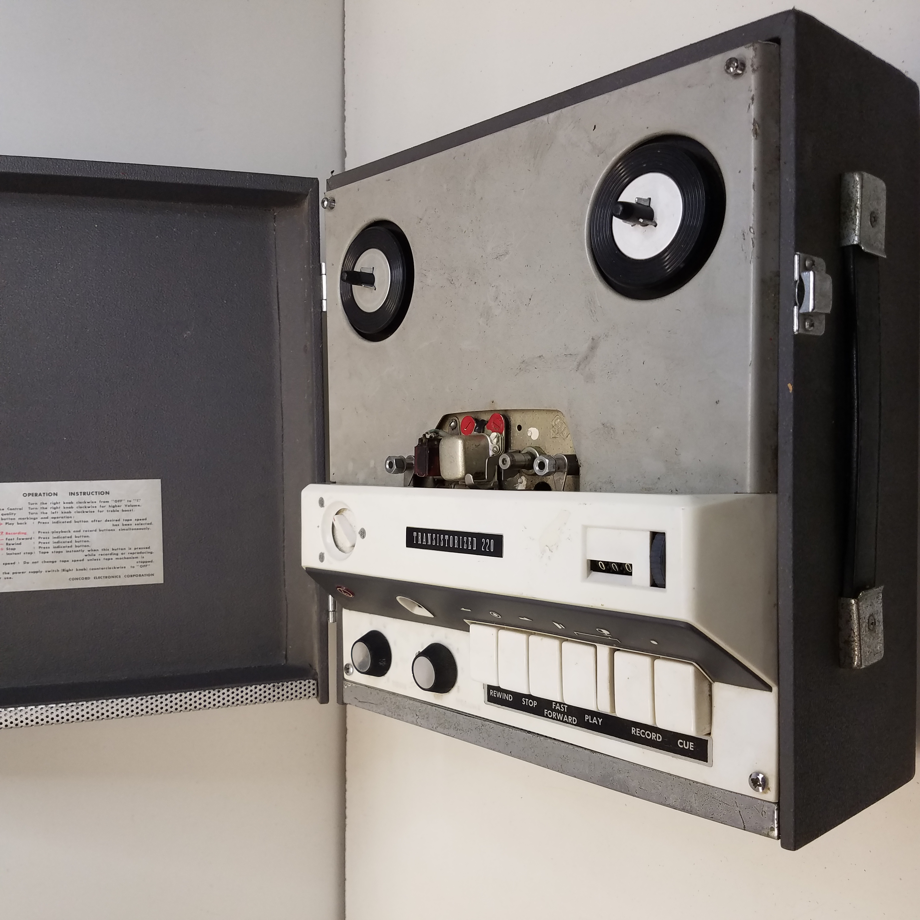 concord reel to reel recorder