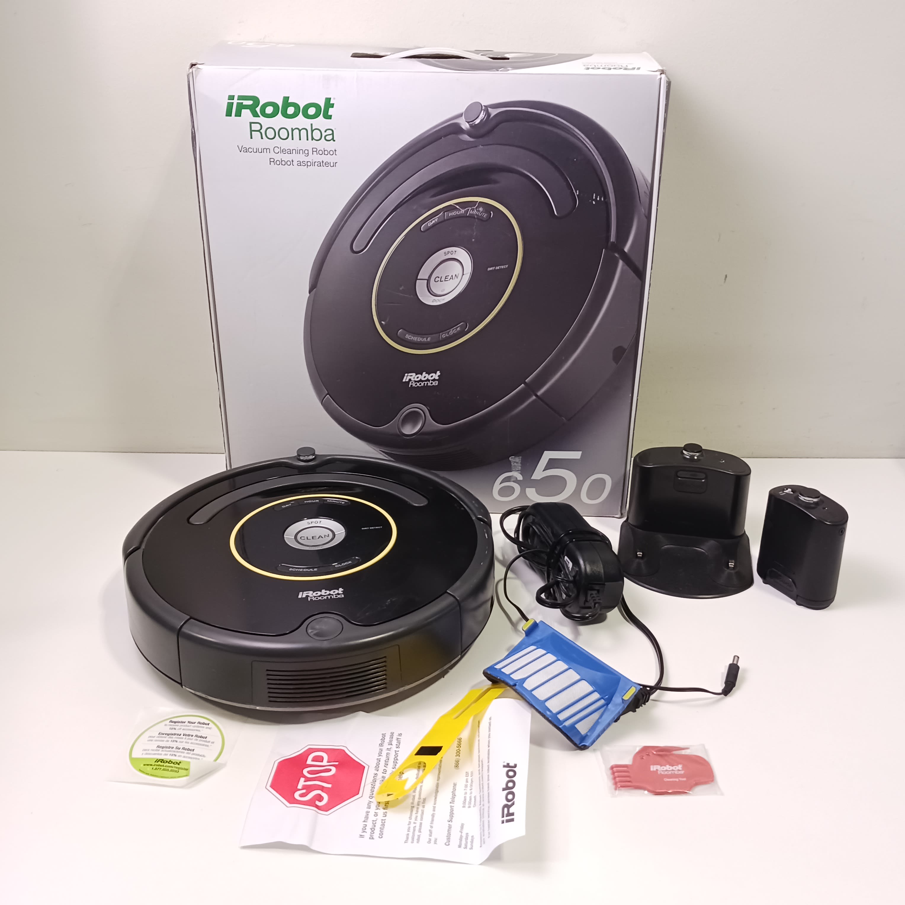 Buy the Irobot Roomba Vacuum Cleaning Robot Model 650 | GoodwillFinds