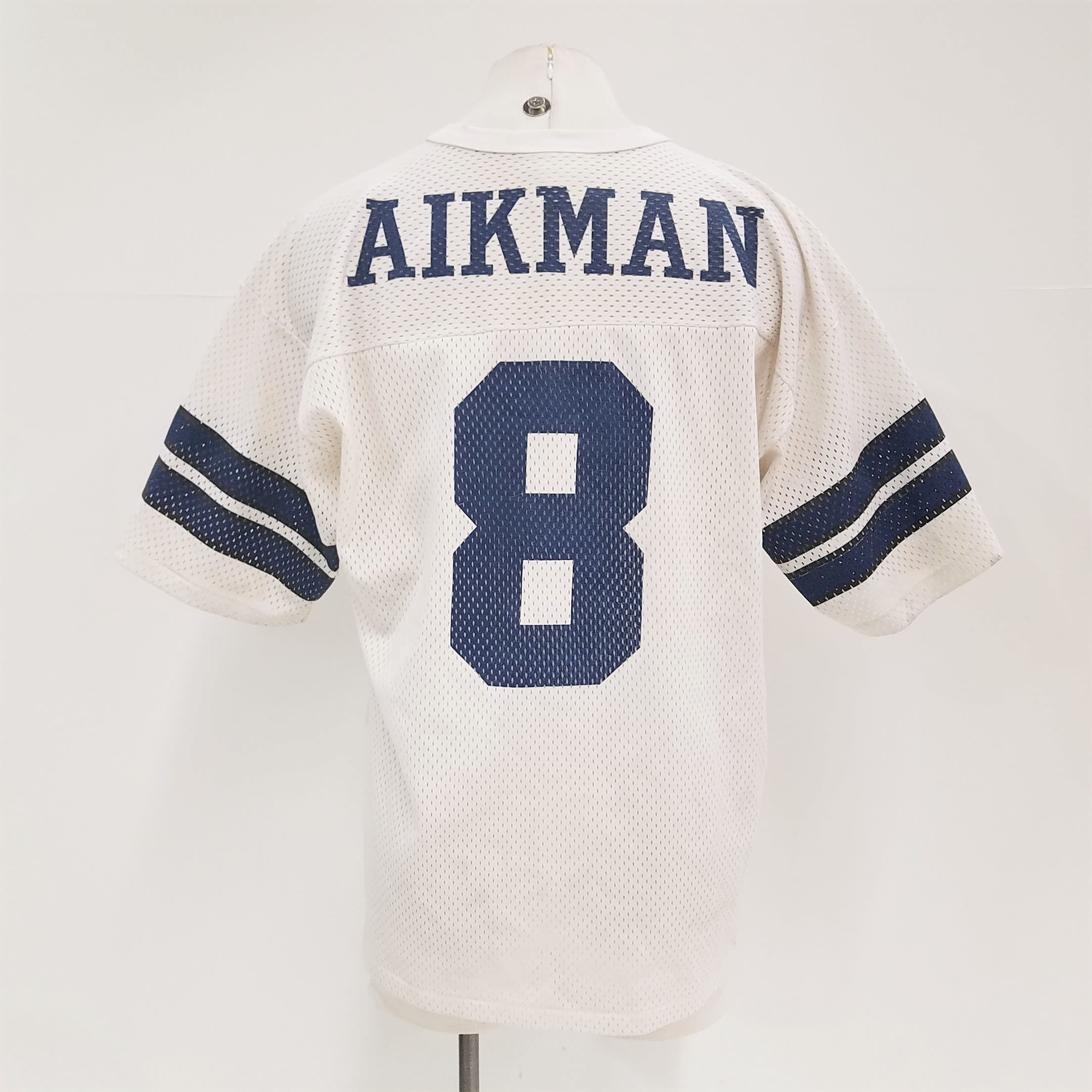 Buy the Vintage Logo Athletic Troy Aikman Dallas Cowboys Jersey 