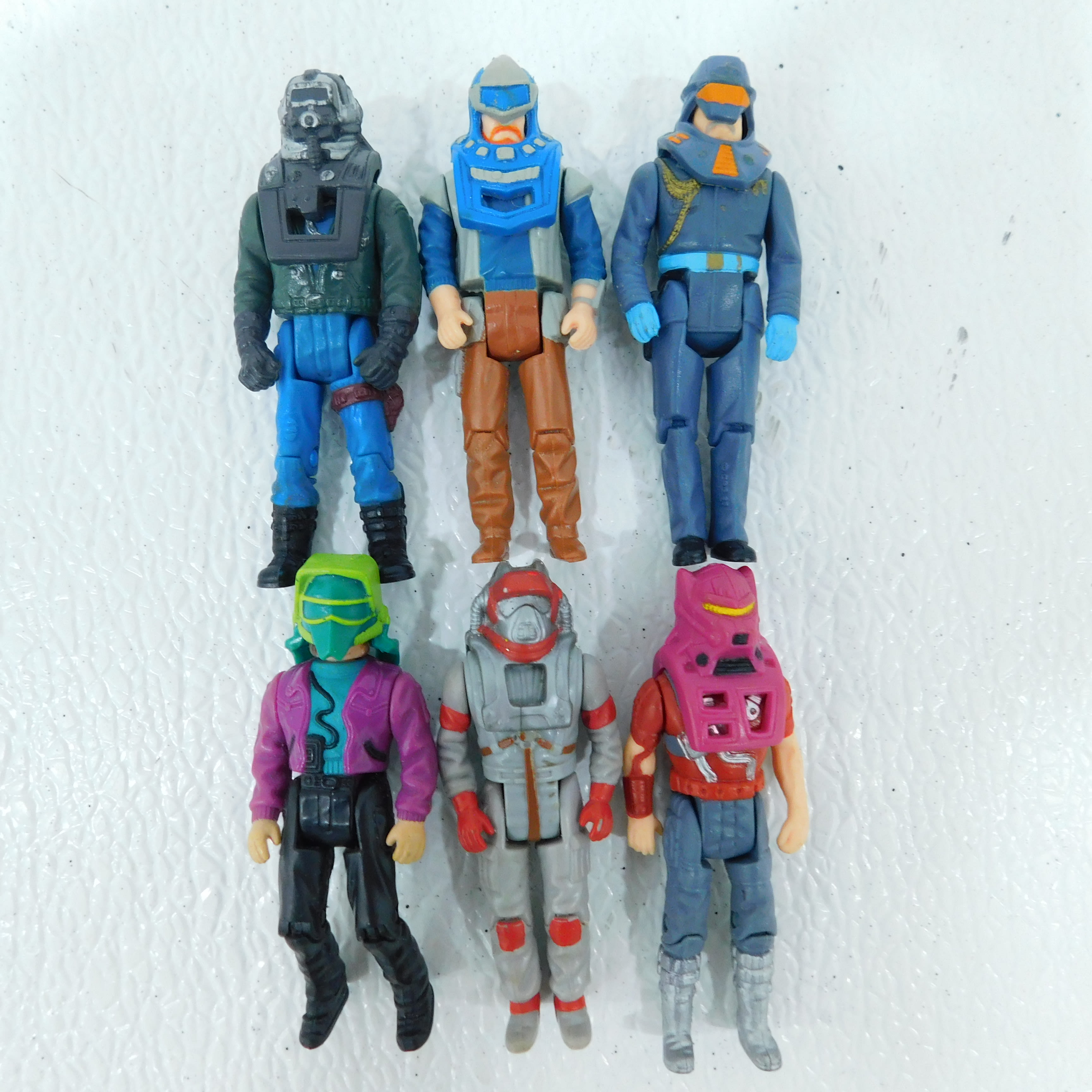 Buy the Vintage Kenner MASK Figures and Helmets 1980s LOT of 6 ...