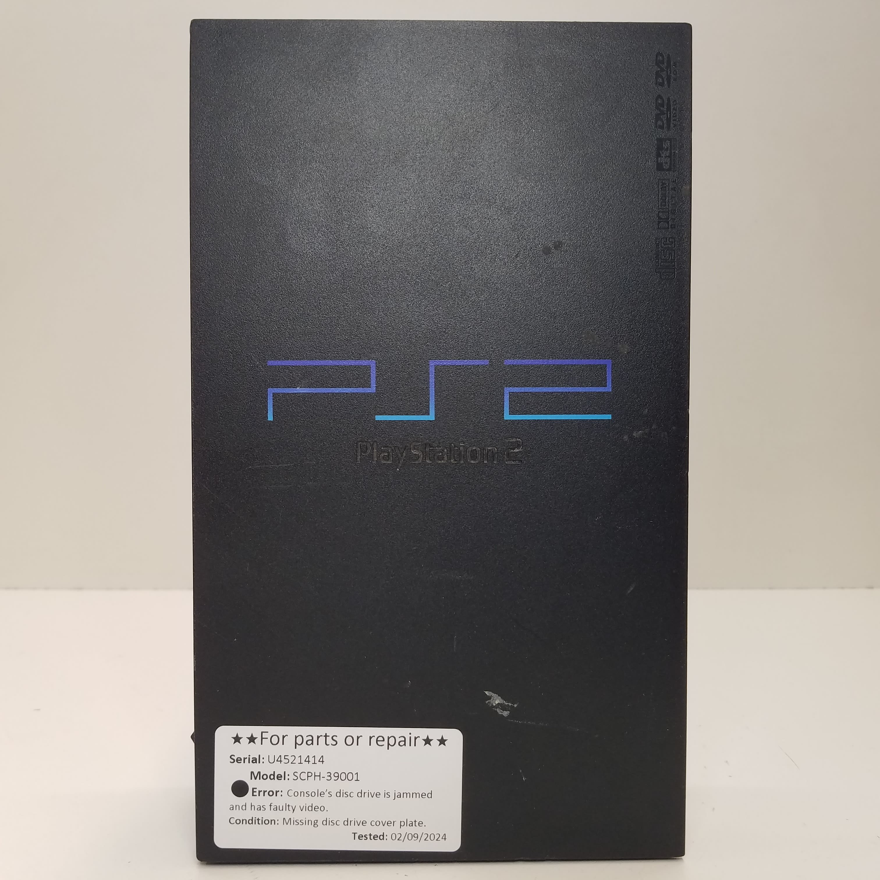 Buy the Sony Playstation 2 SCPH-39001 console - matte black >>FOR PARTS ...