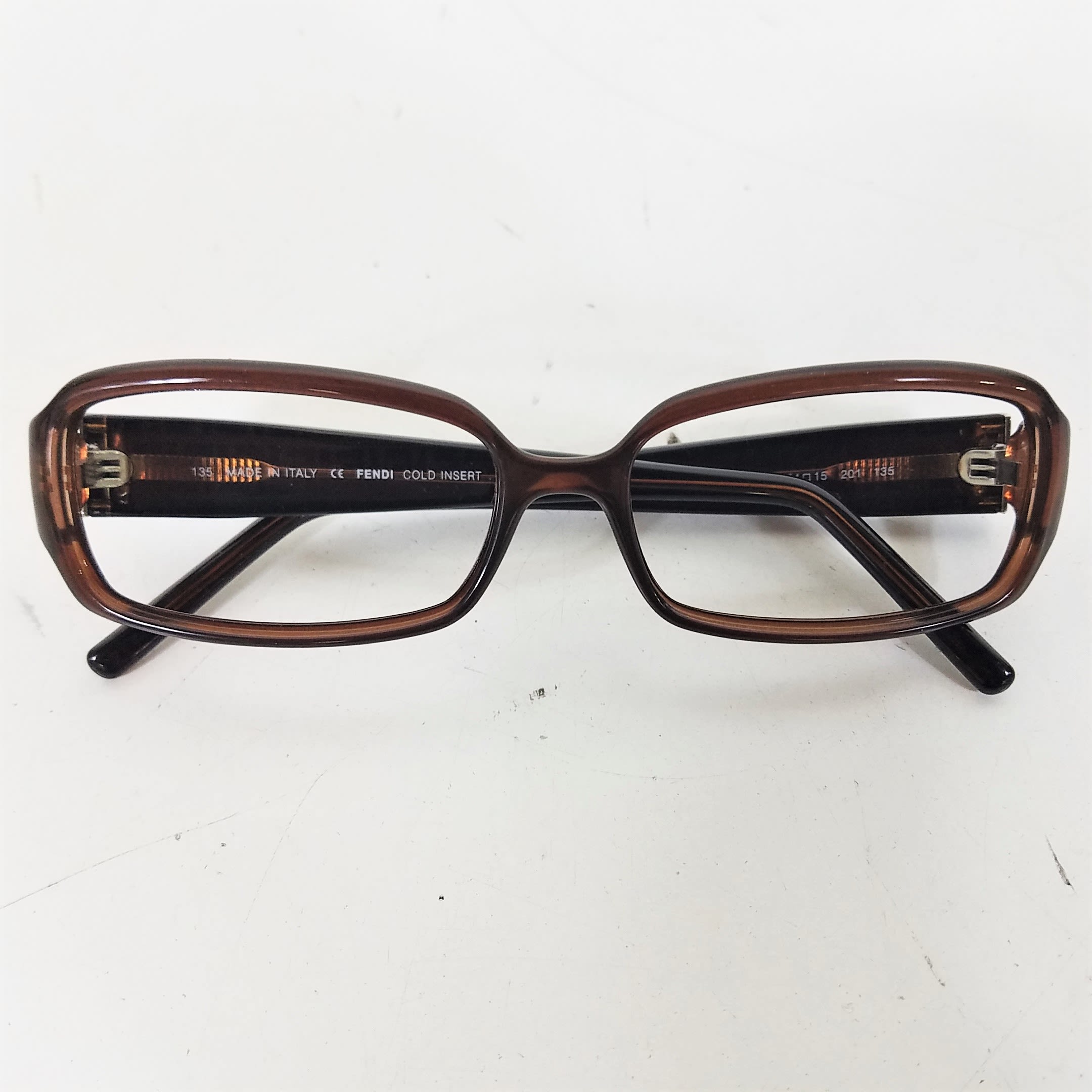 Fendi Fendirama Brown Rectangle Sunglasses