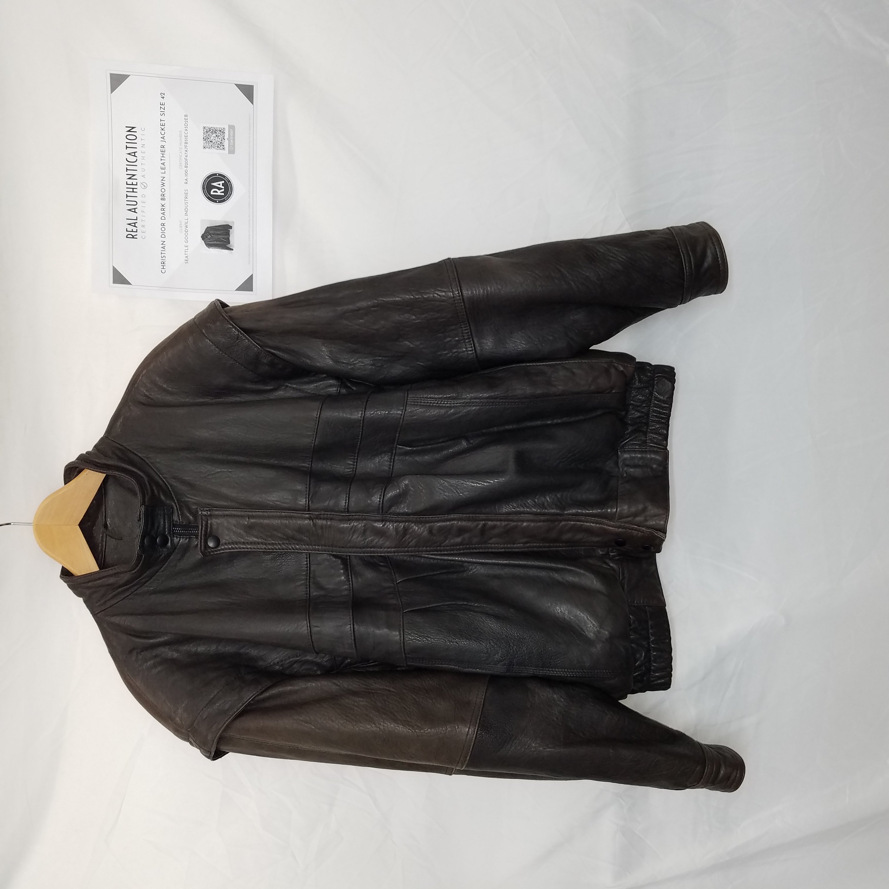 Christian Dior Dior Homme Leather Jacket 535  TheRealReal  Lookastic