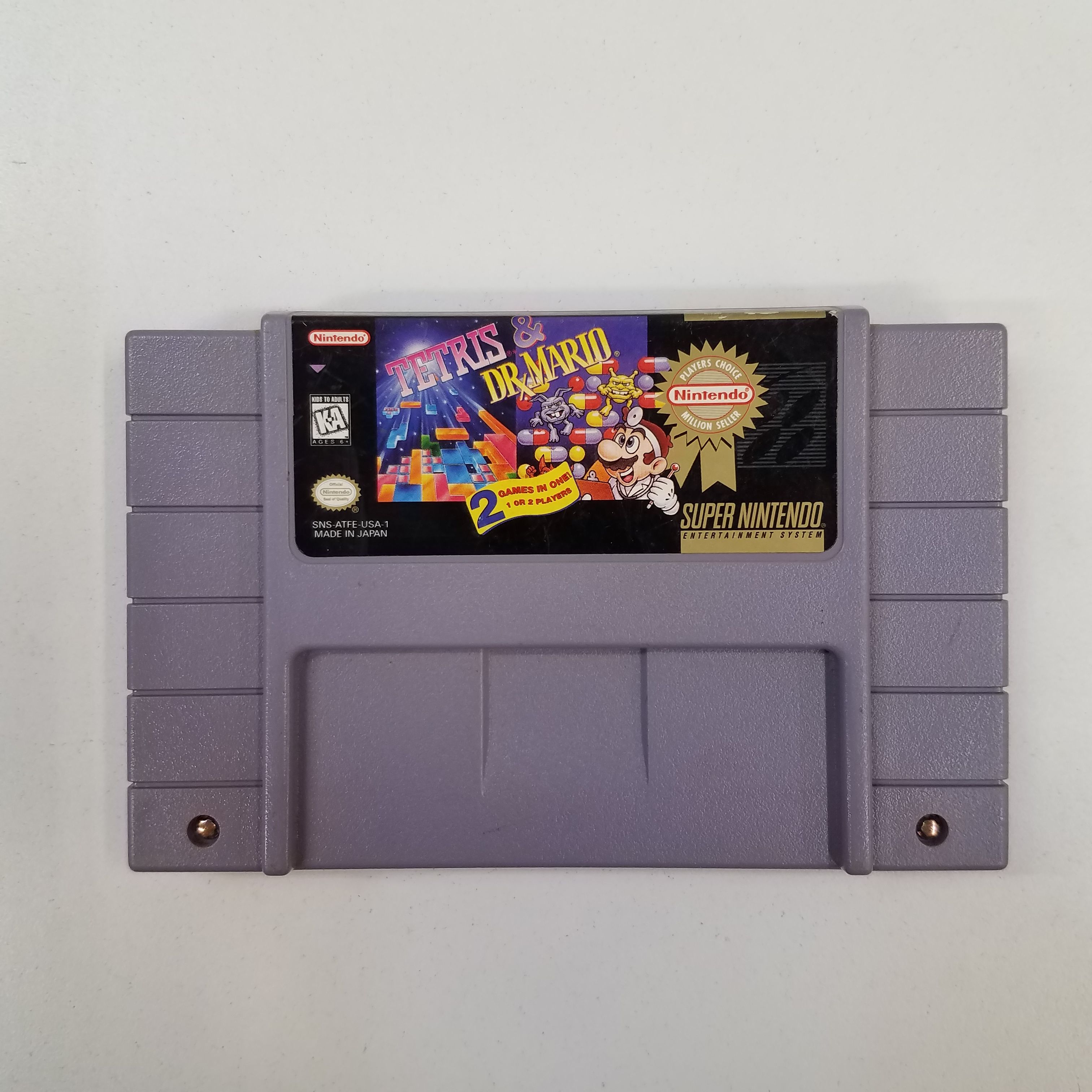 Buy the Tetris & Dr Mario - Super Nintendo | GoodwillFinds