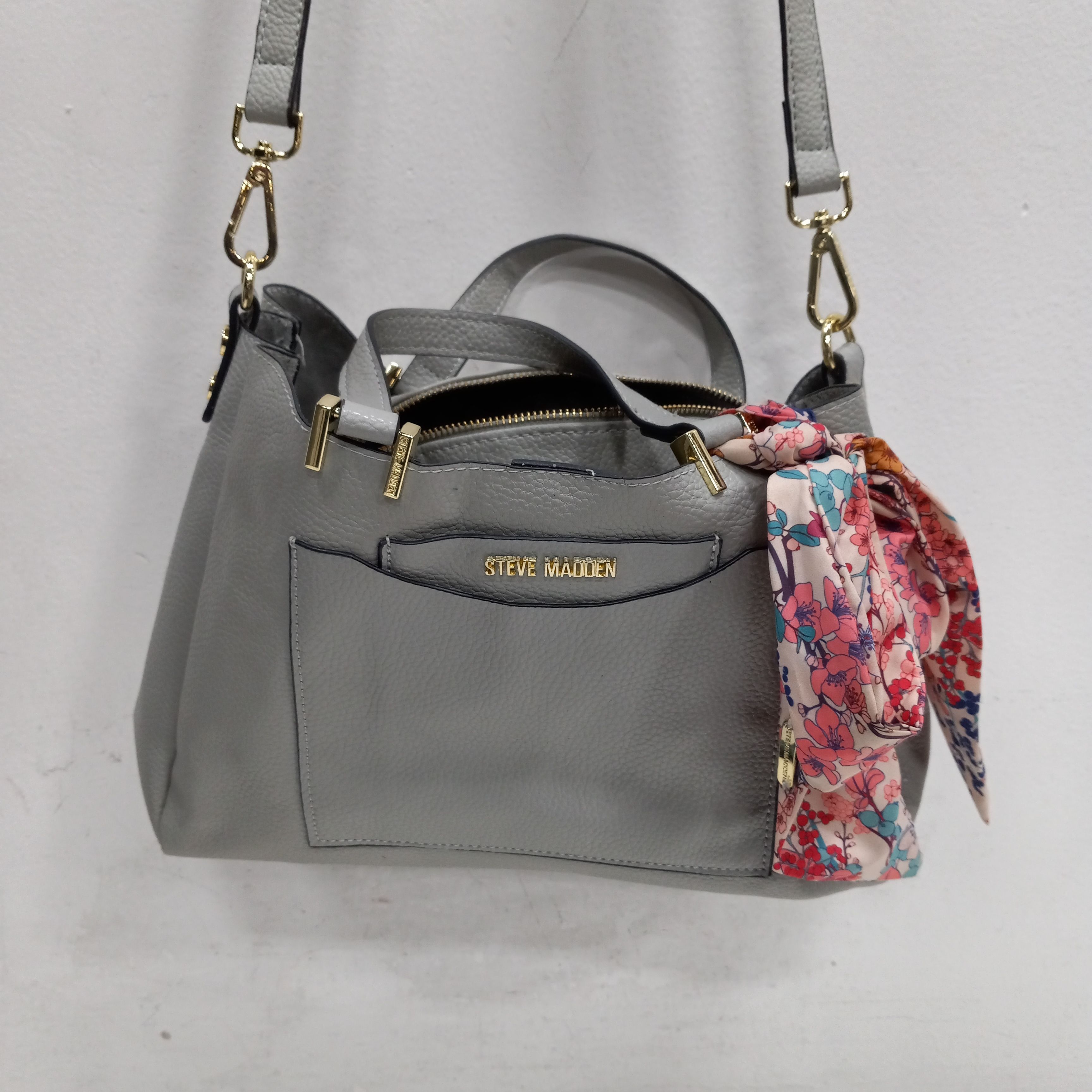 Grey steve madden outlet purse