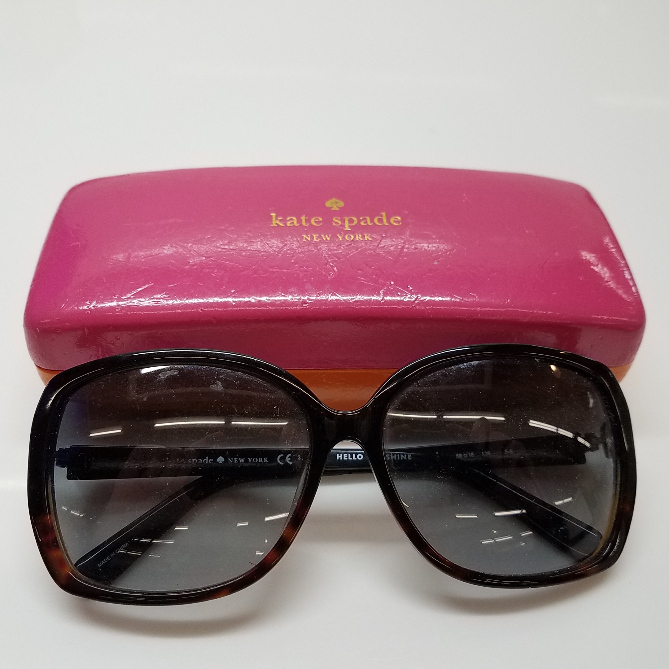 Buy the Kate Spade Hello Sunshine Sunglasses w/ Case | GoodwillFinds