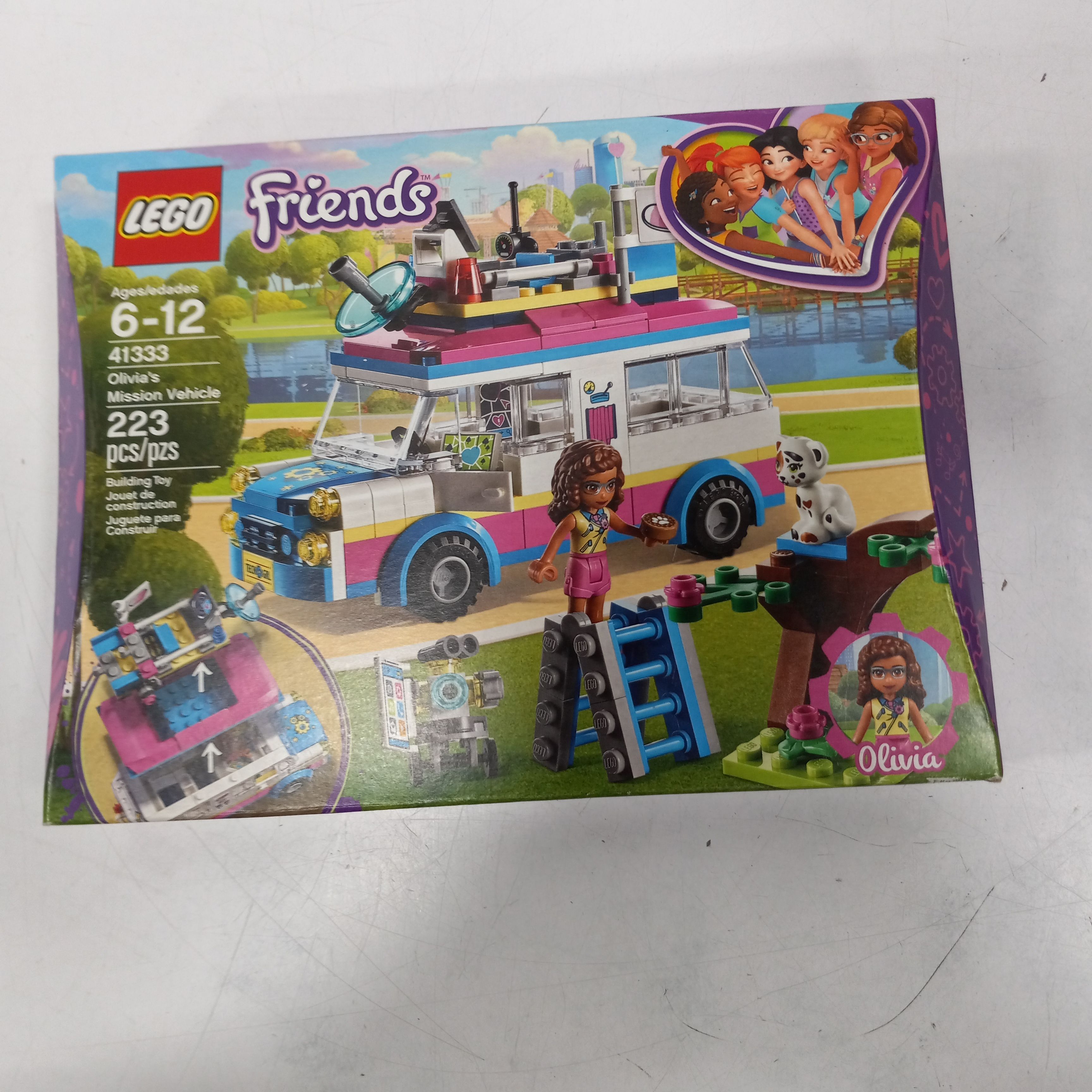 Lego friends 41333 sales olivia's mission vehicle